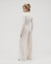 RELAXED PANTS IN MILK