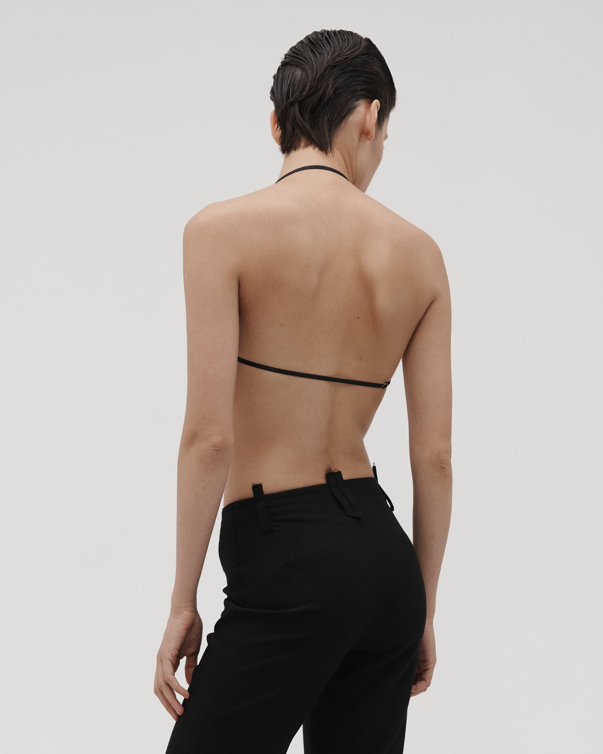 TRIANGLE BRA IN BLACK