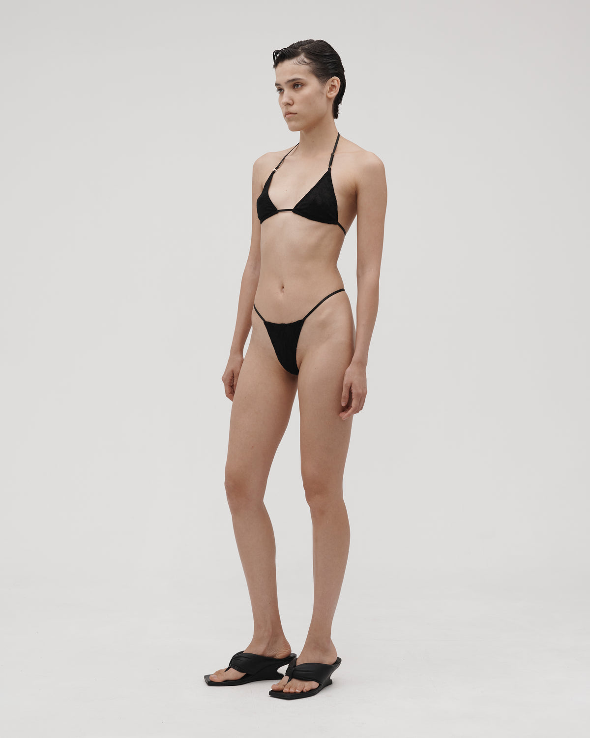 SHEER BRIEFS IN BLACK