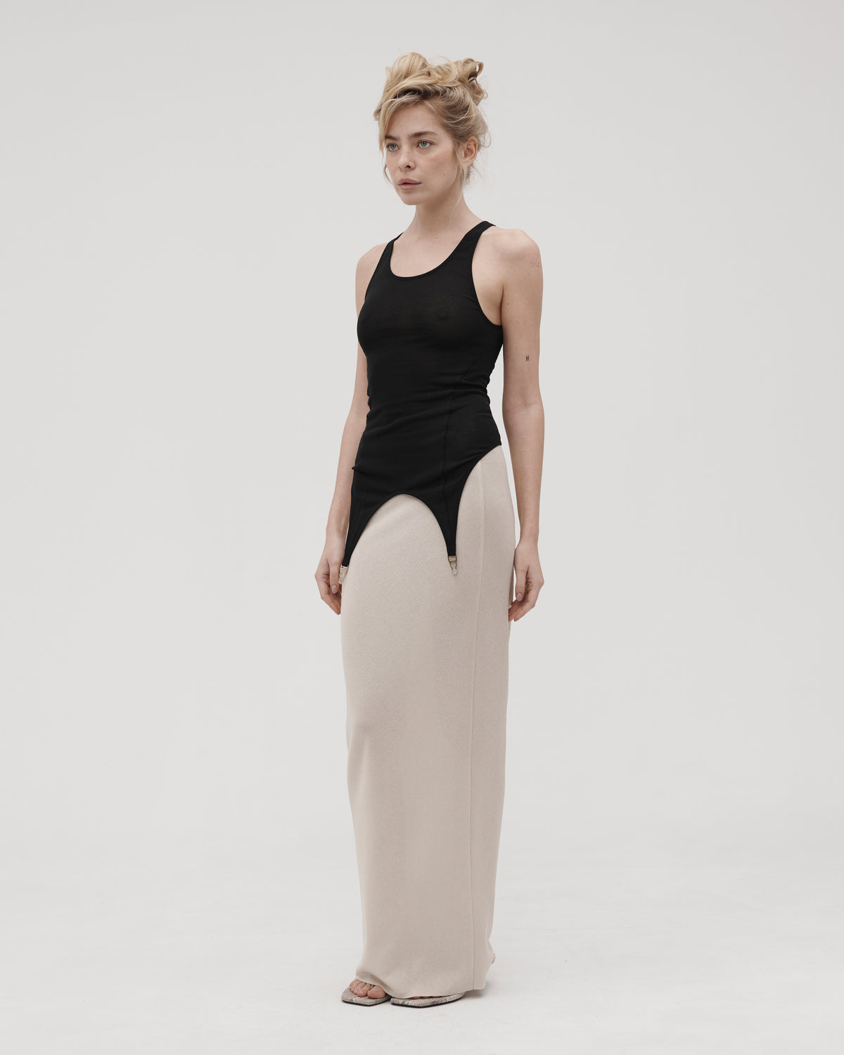 DAILY MAXI SKIRT IN BEIGE