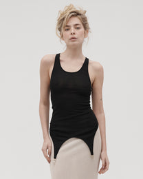 FASTEN ME TOP IN BLACK