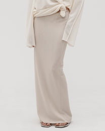 DAILY MAXI SKIRT IN BEIGE