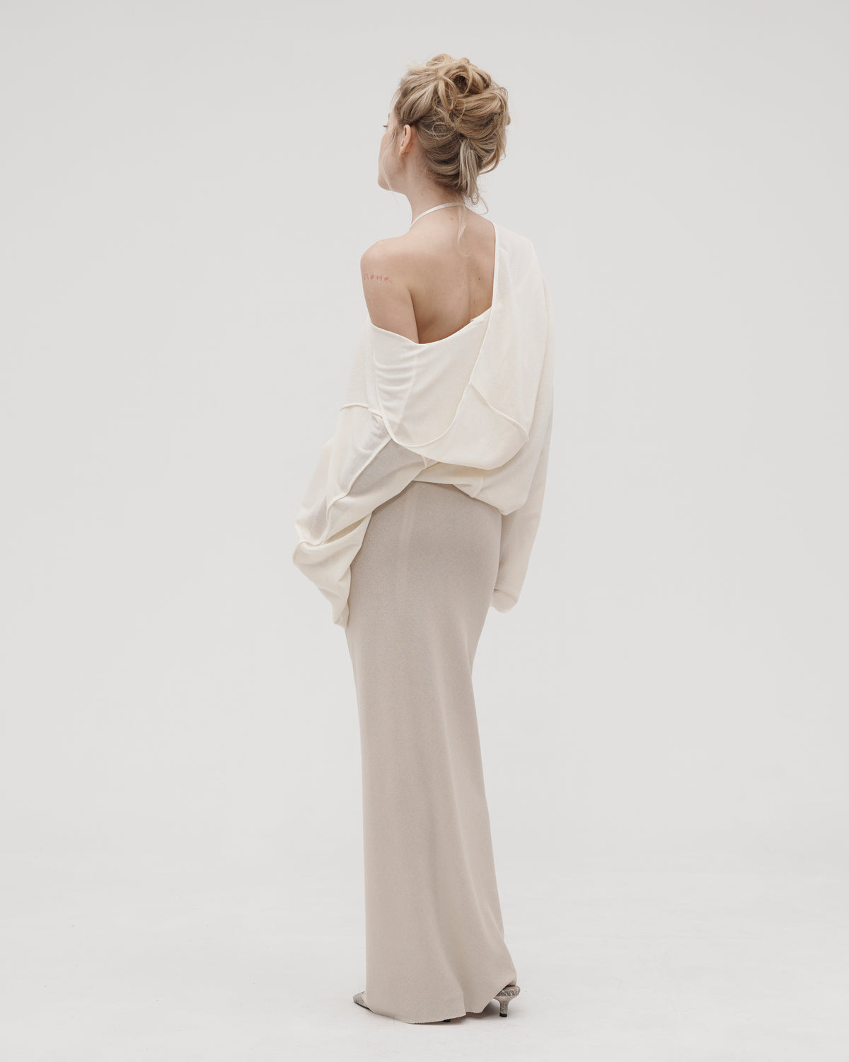 DAILY MAXI SKIRT IN BEIGE
