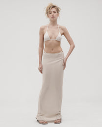 DAILY MAXI SKIRT IN BEIGE