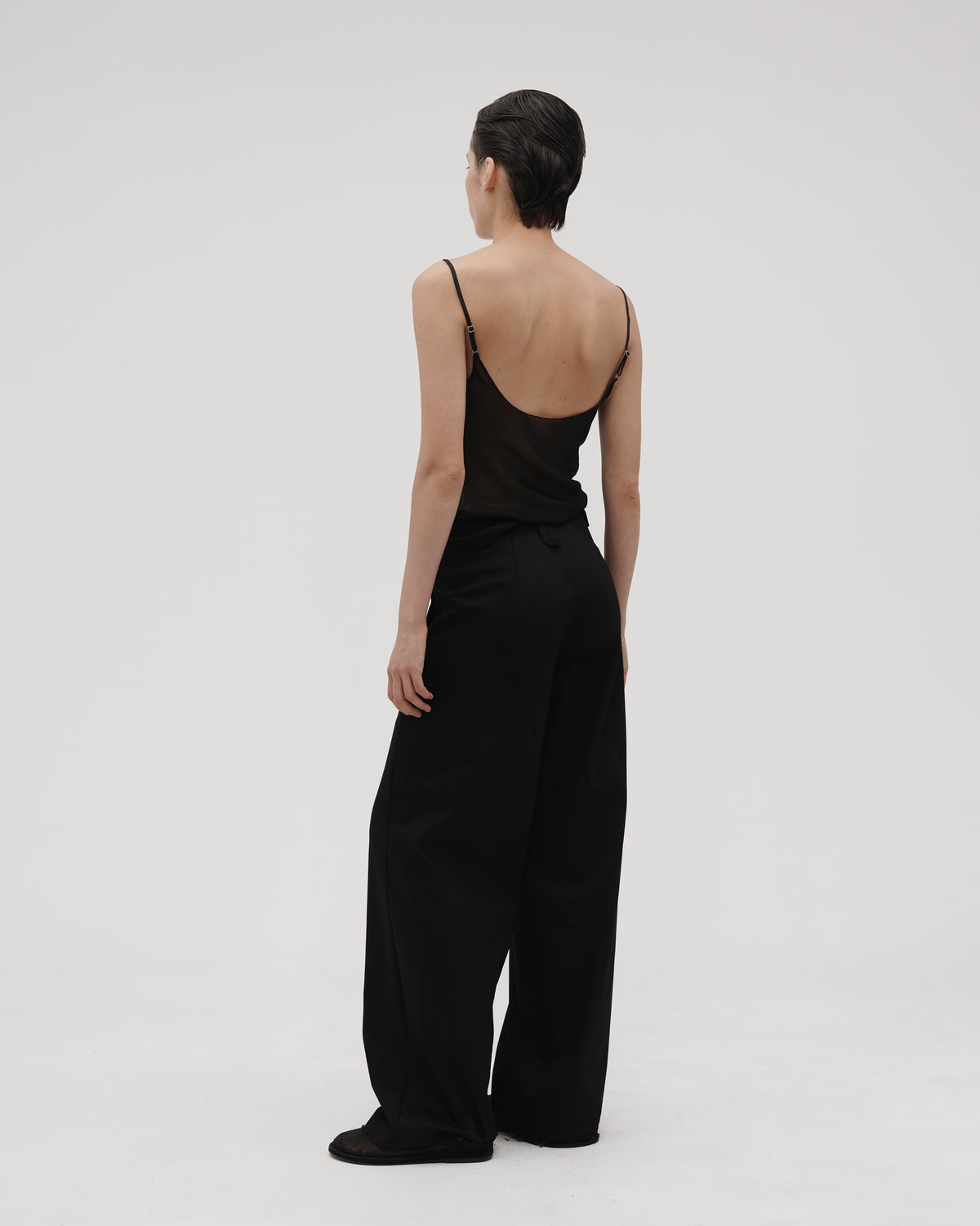 SHEER SILK TOP