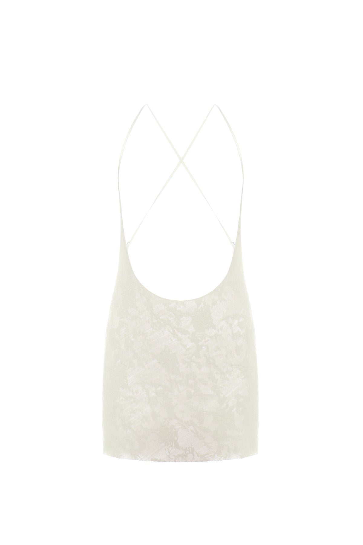 CUT-OUT MINI DRESS IN IVORY