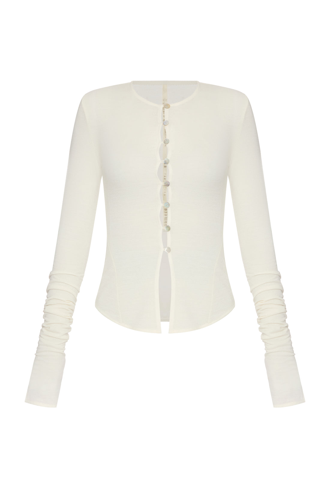 BUTTONED LONGSLEEVE IN MILK