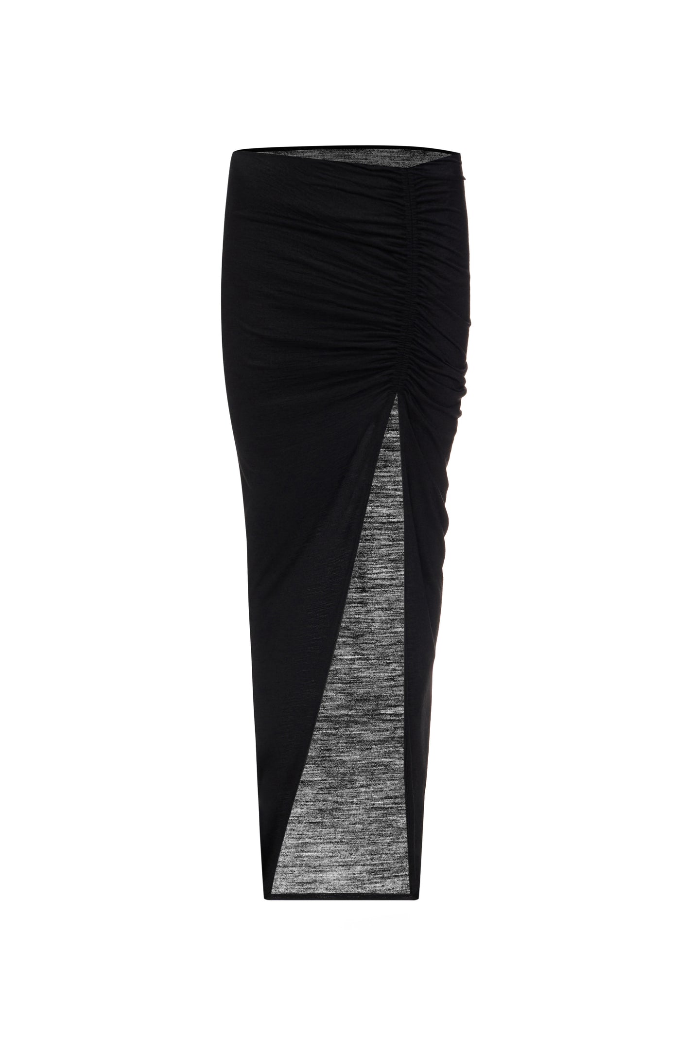 WOOL FLOOR-LENGTH SKIRT