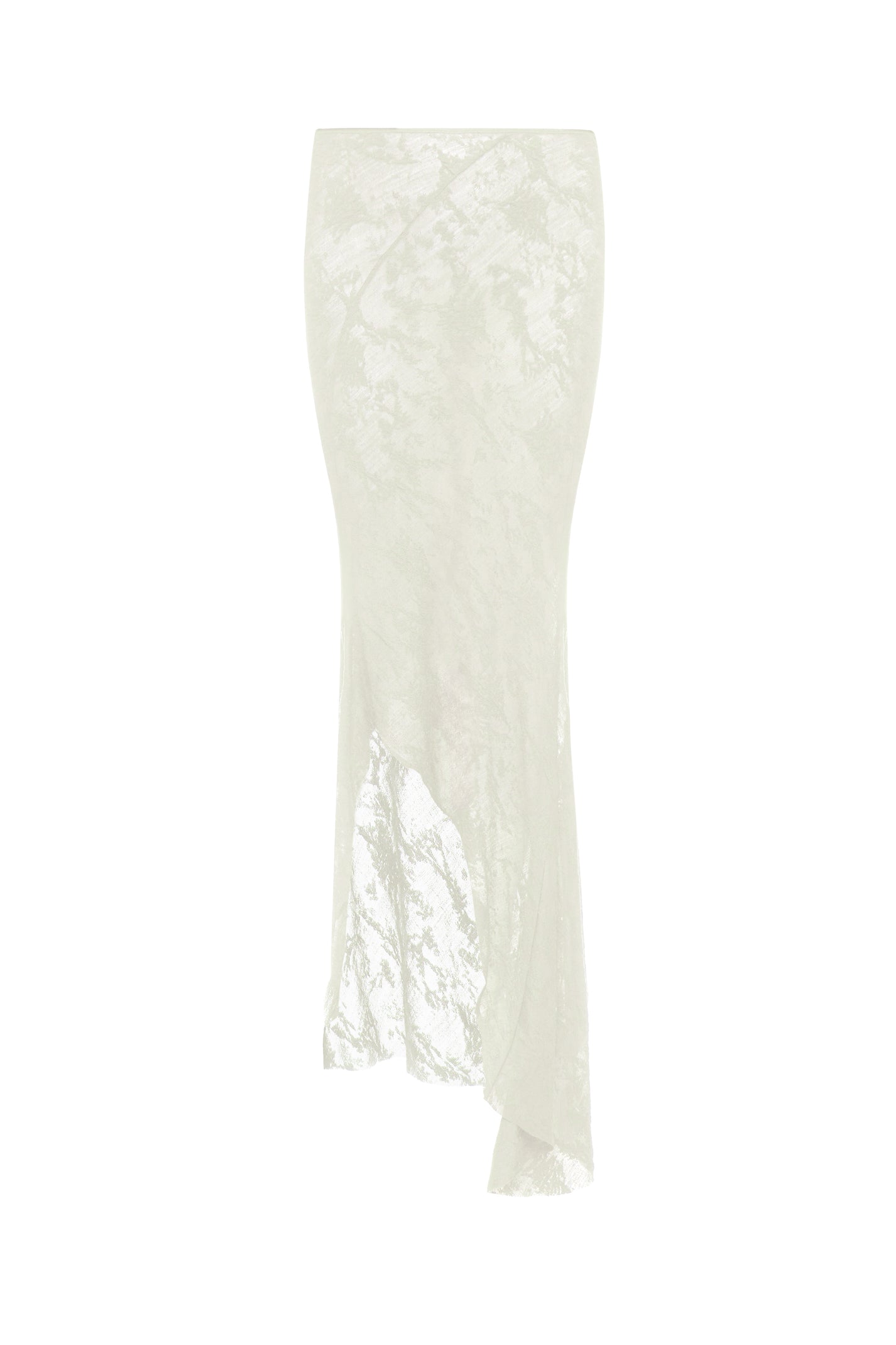 FISHTAIL SKIRT IN IVORY