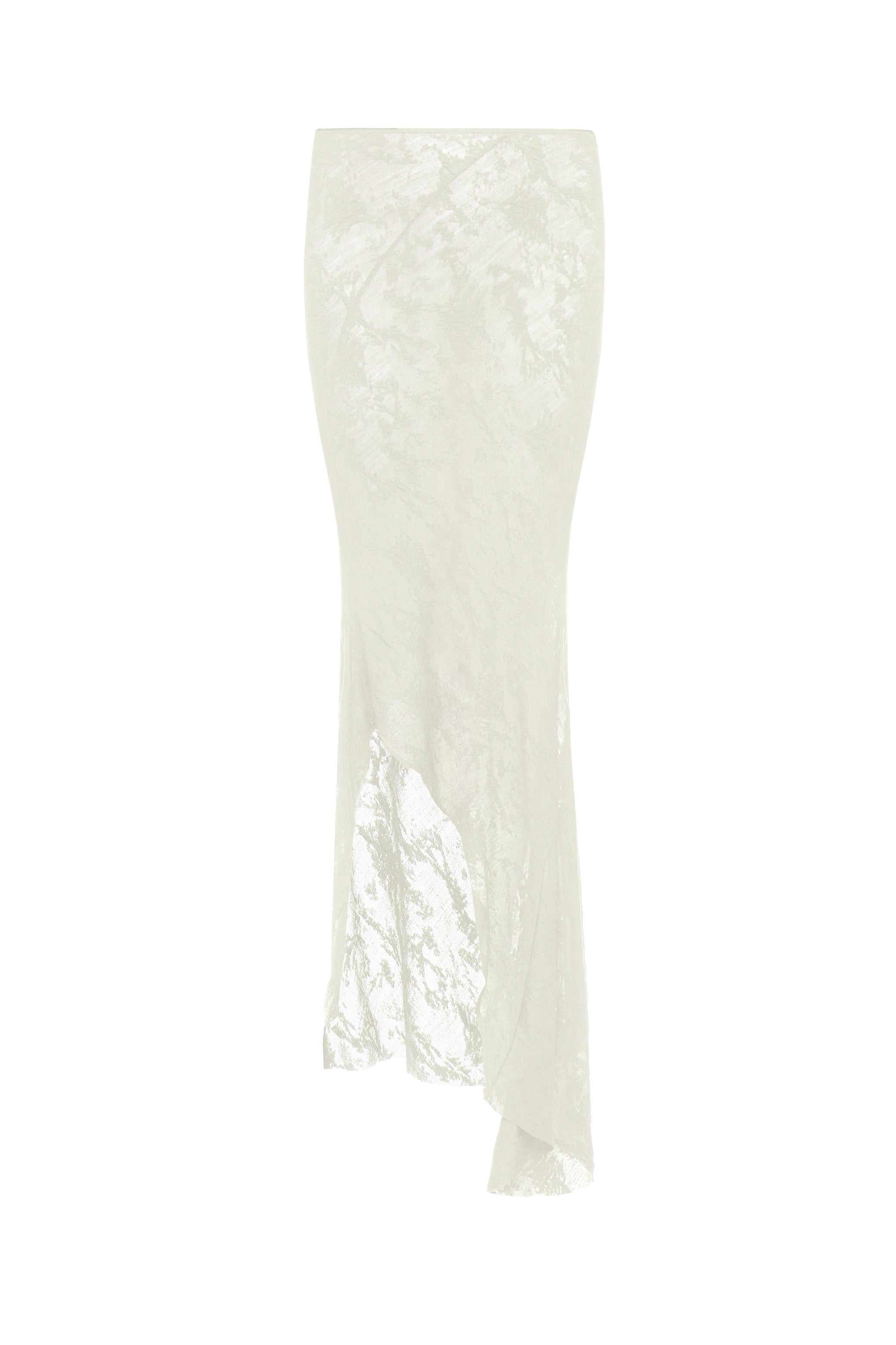 FISHTAIL SKIRT IN IVORY