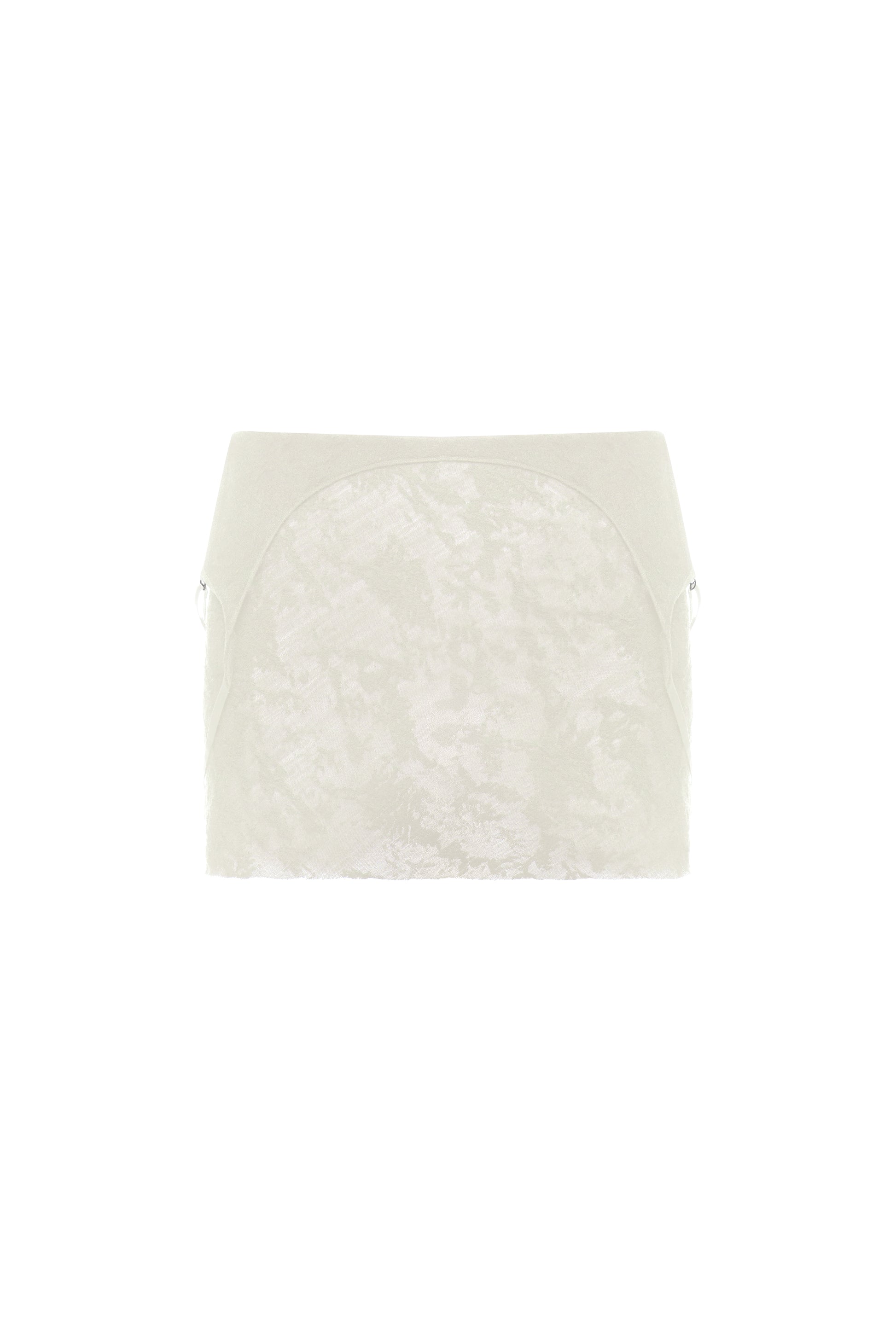 CUT-OUT MINI DRESS IN IVORY