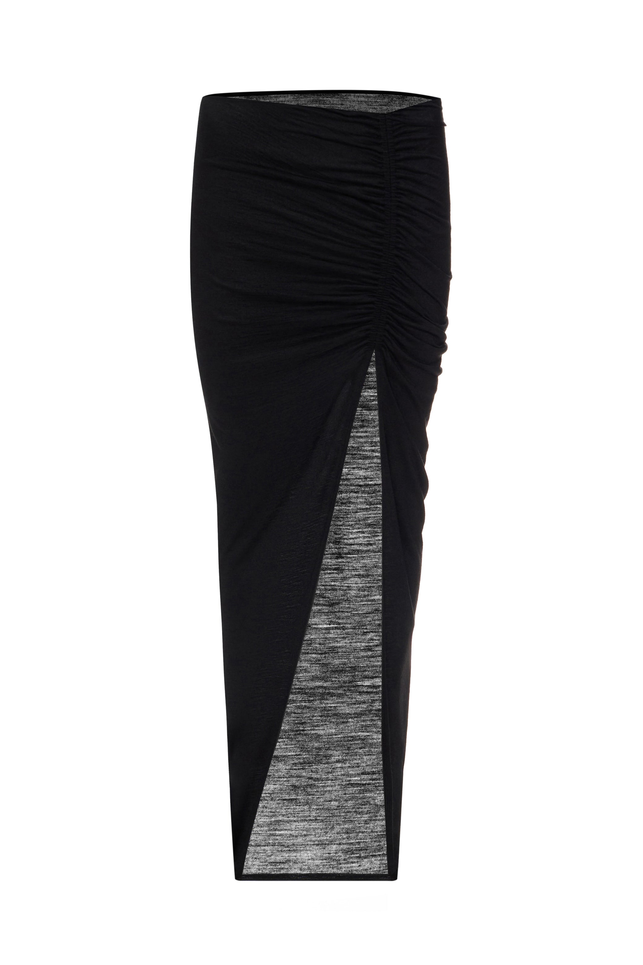 WOOL FLOOR-LENGTH SKIRT