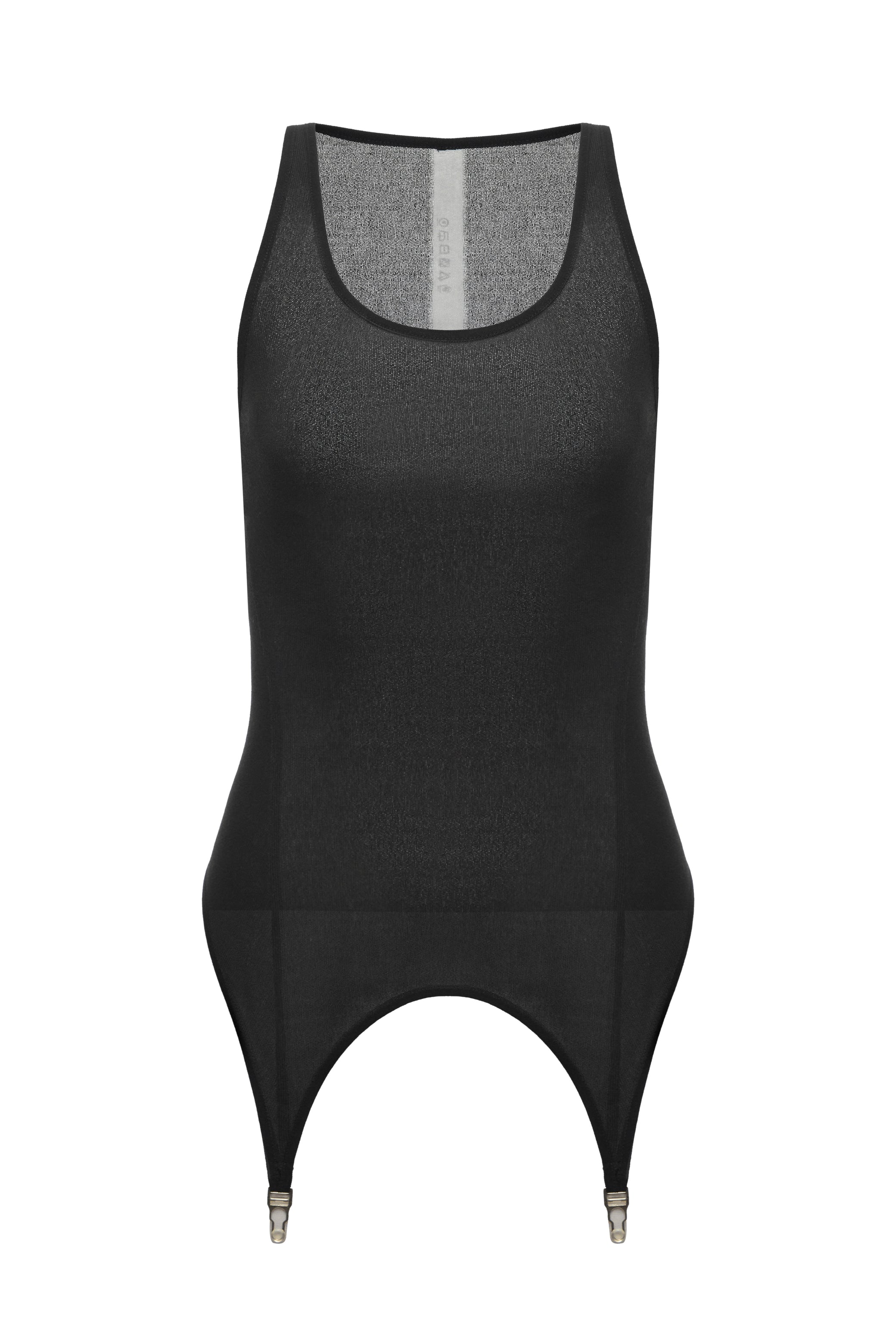 FASTEN ME TOP IN BLACK
