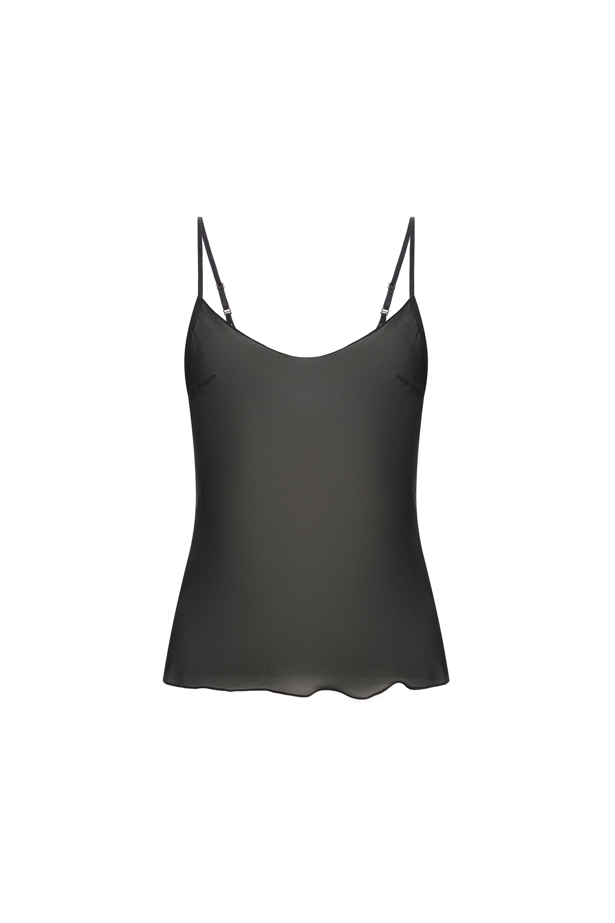 SHEER SILK TOP