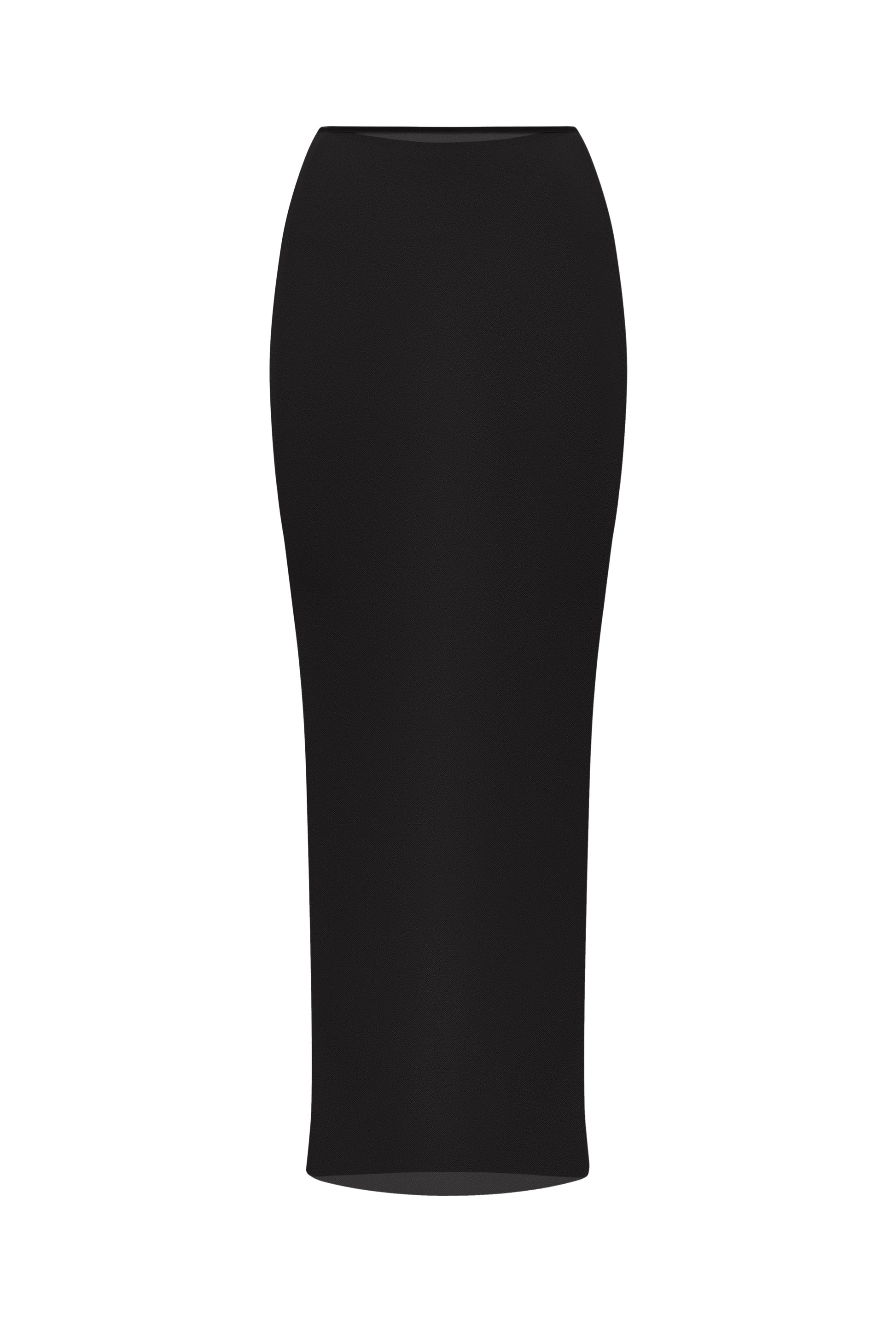 DAILY MAXI SKIRT IN BLACK