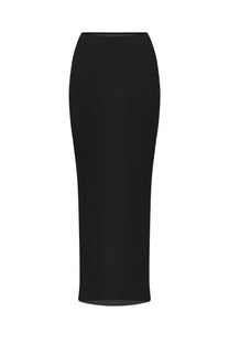 DAILY MAXI SKIRT IN BLACK