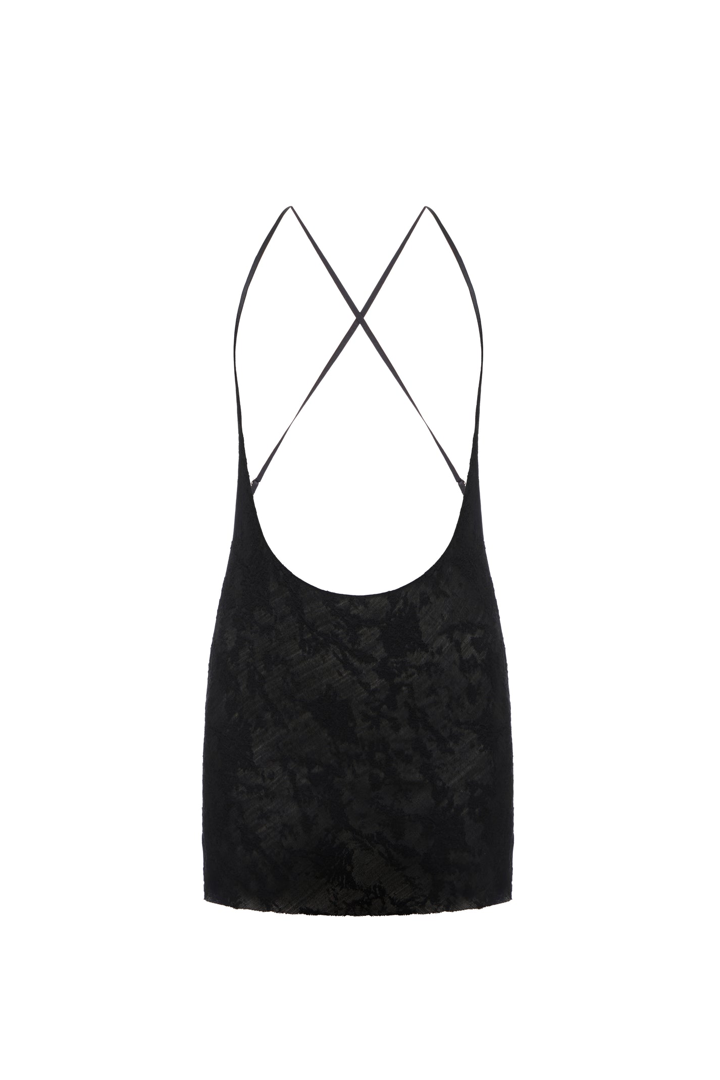 CUT-OUT MINI DRESS IN BLACK