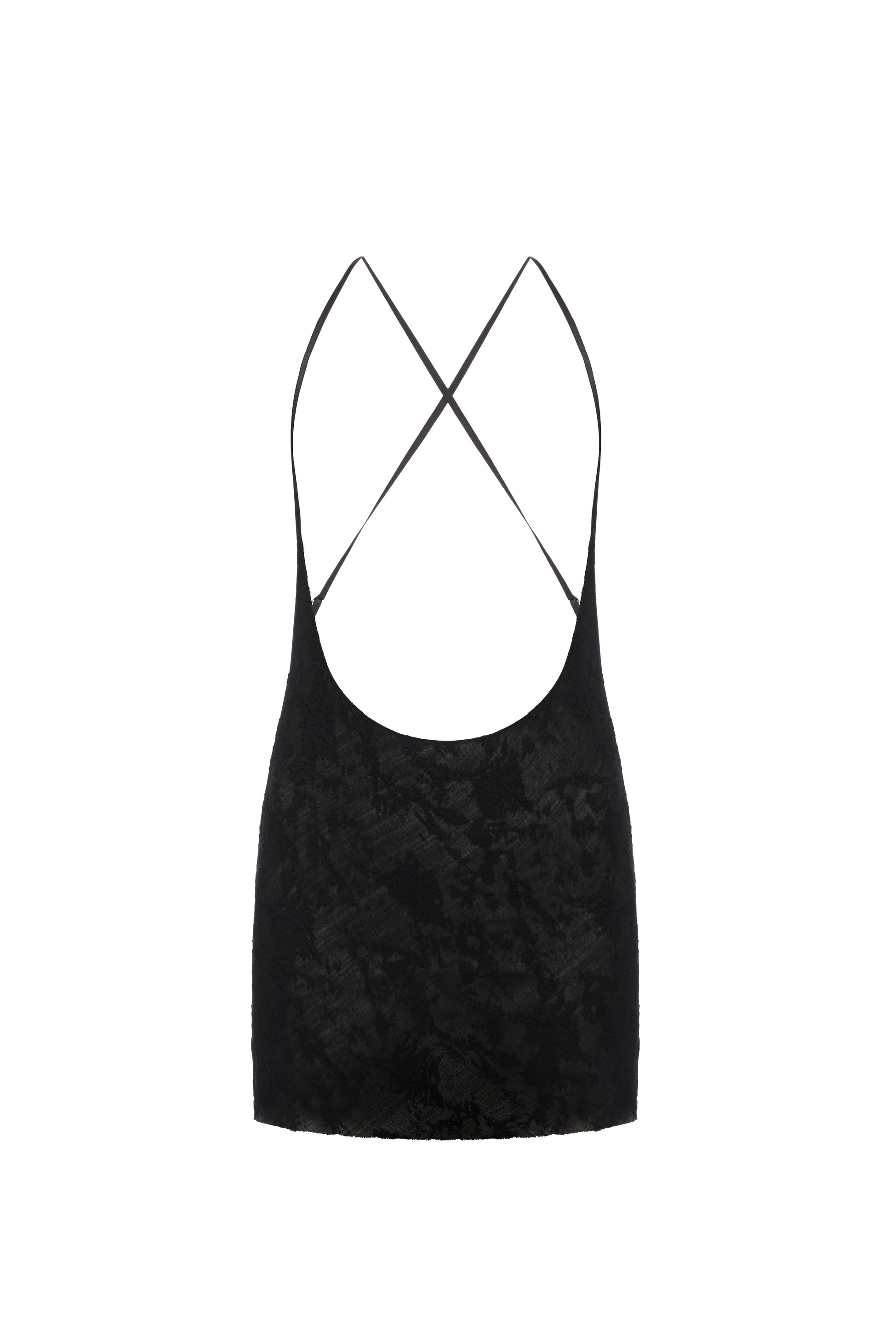 CUT-OUT MINI DRESS IN BLACK