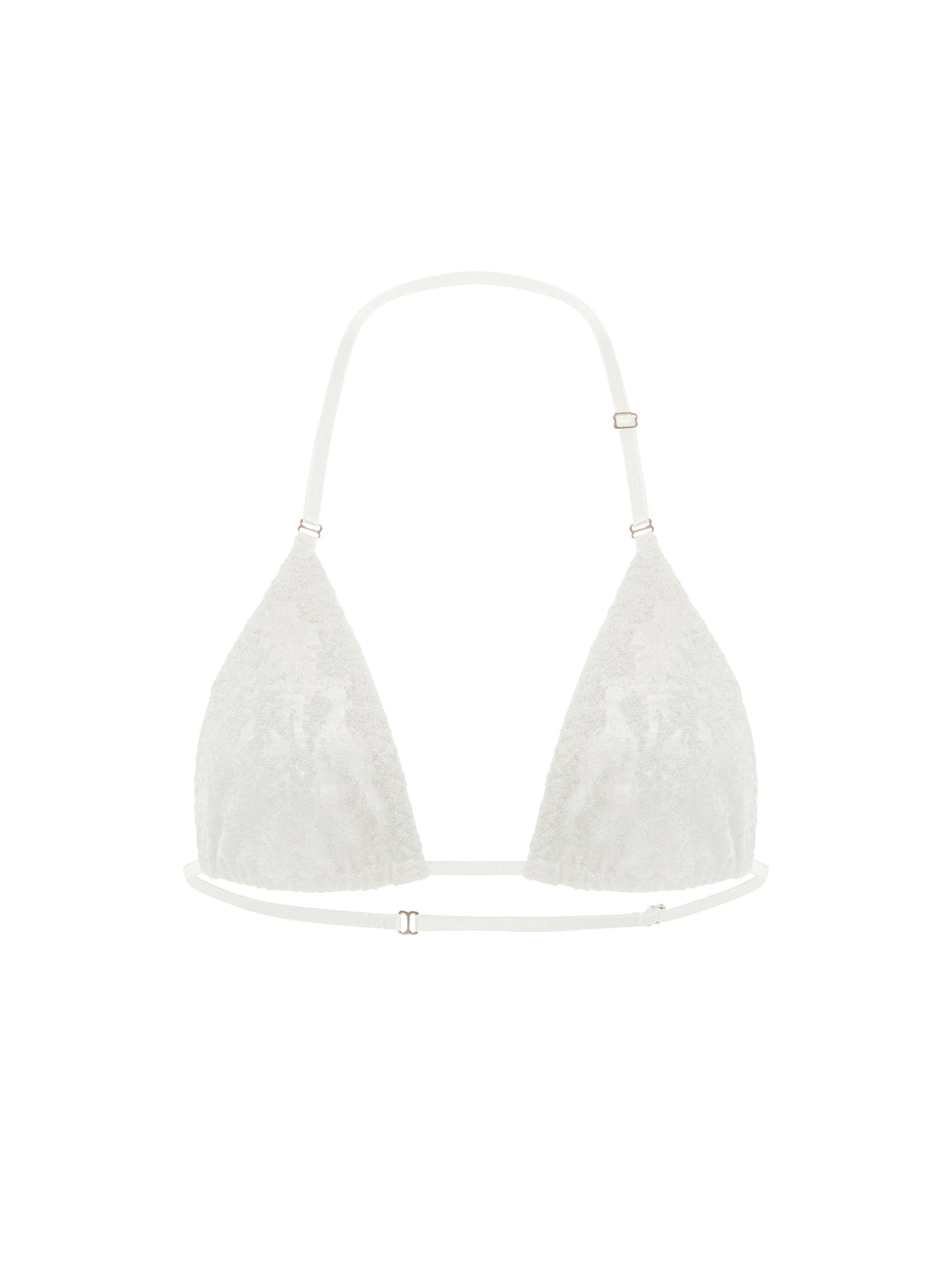 TRIANGLE BRA IN IVORY