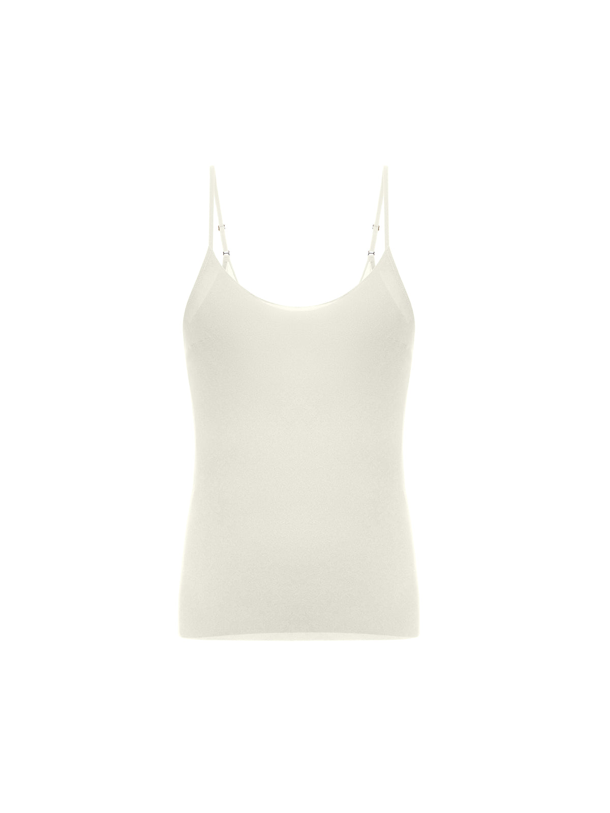 SILK CAMI TOP IN IVORY