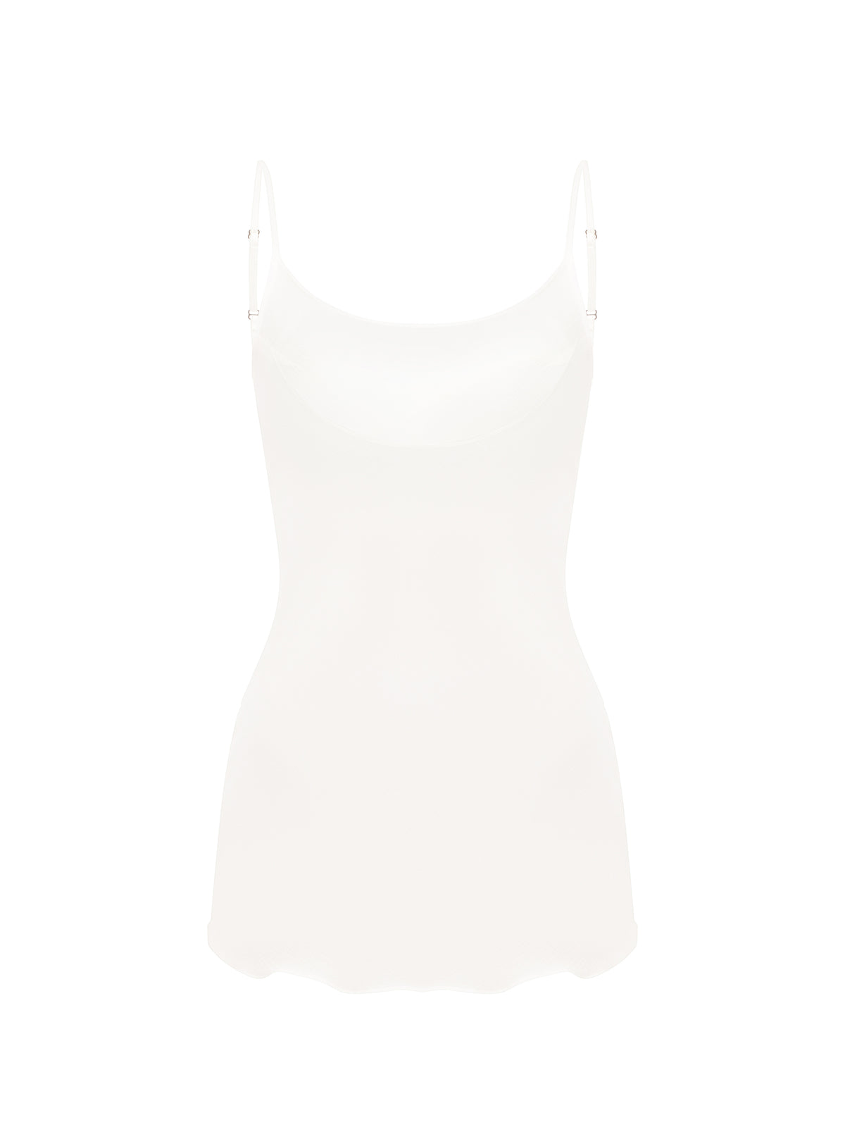 SHEER SILK MINI DRESS