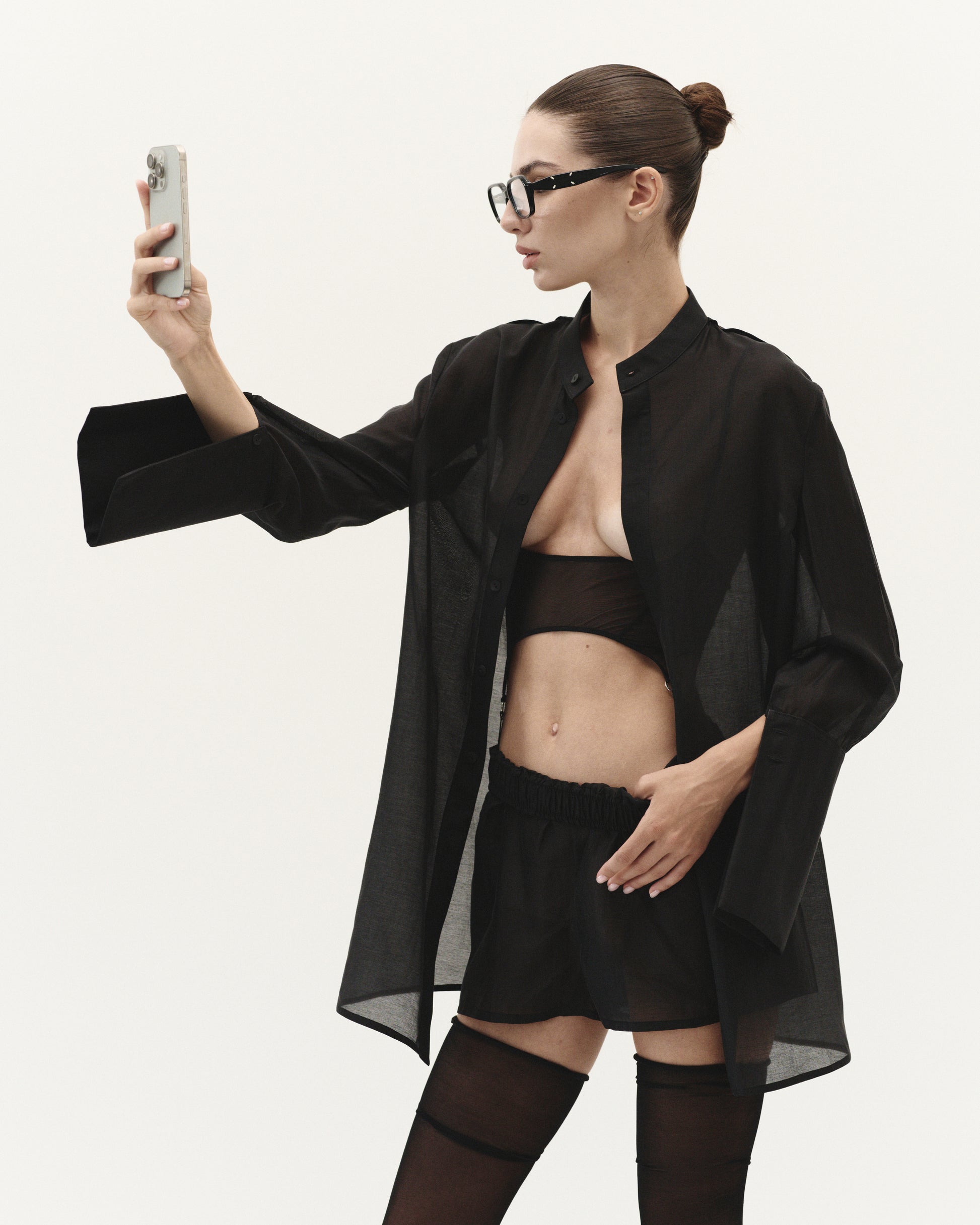 ECHO SHORTS IN BLACK