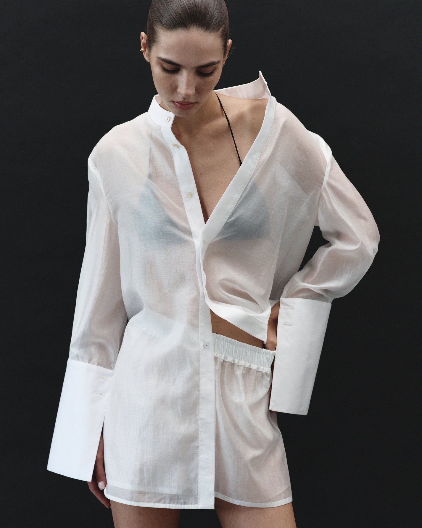 ECHO SHIRT IN MILK