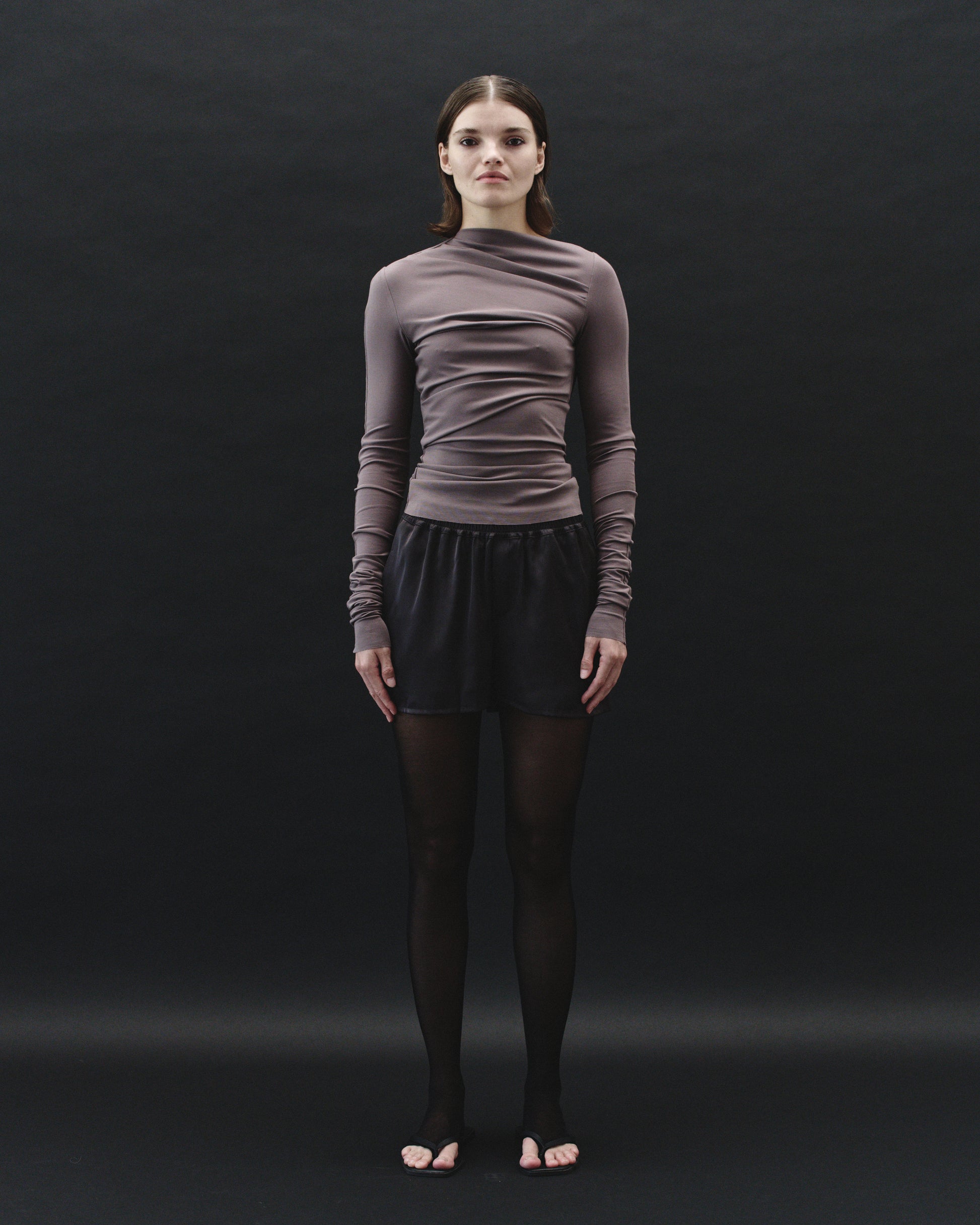 DRAPED LONGSLEEVE
