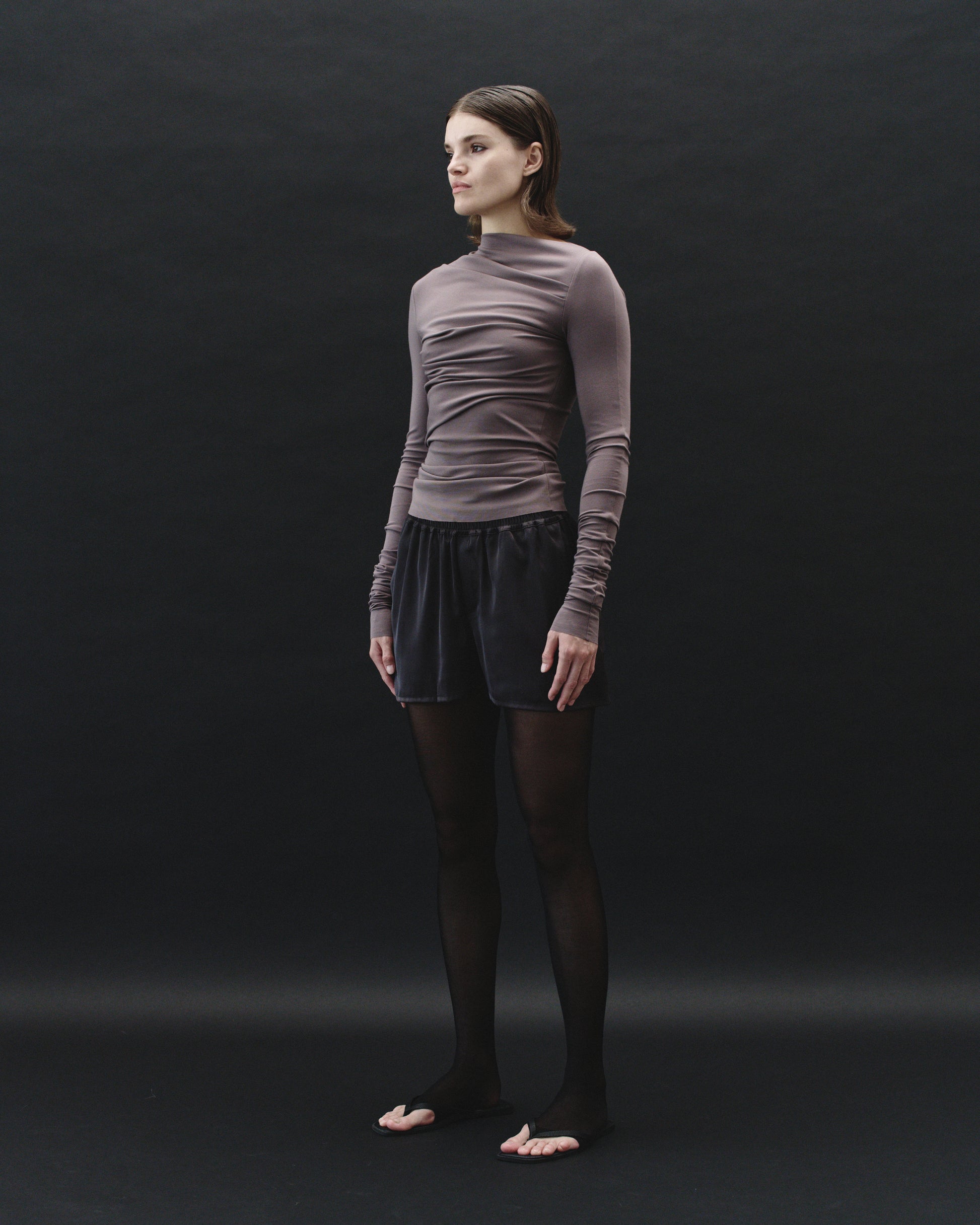 DRAPED LONGSLEEVE