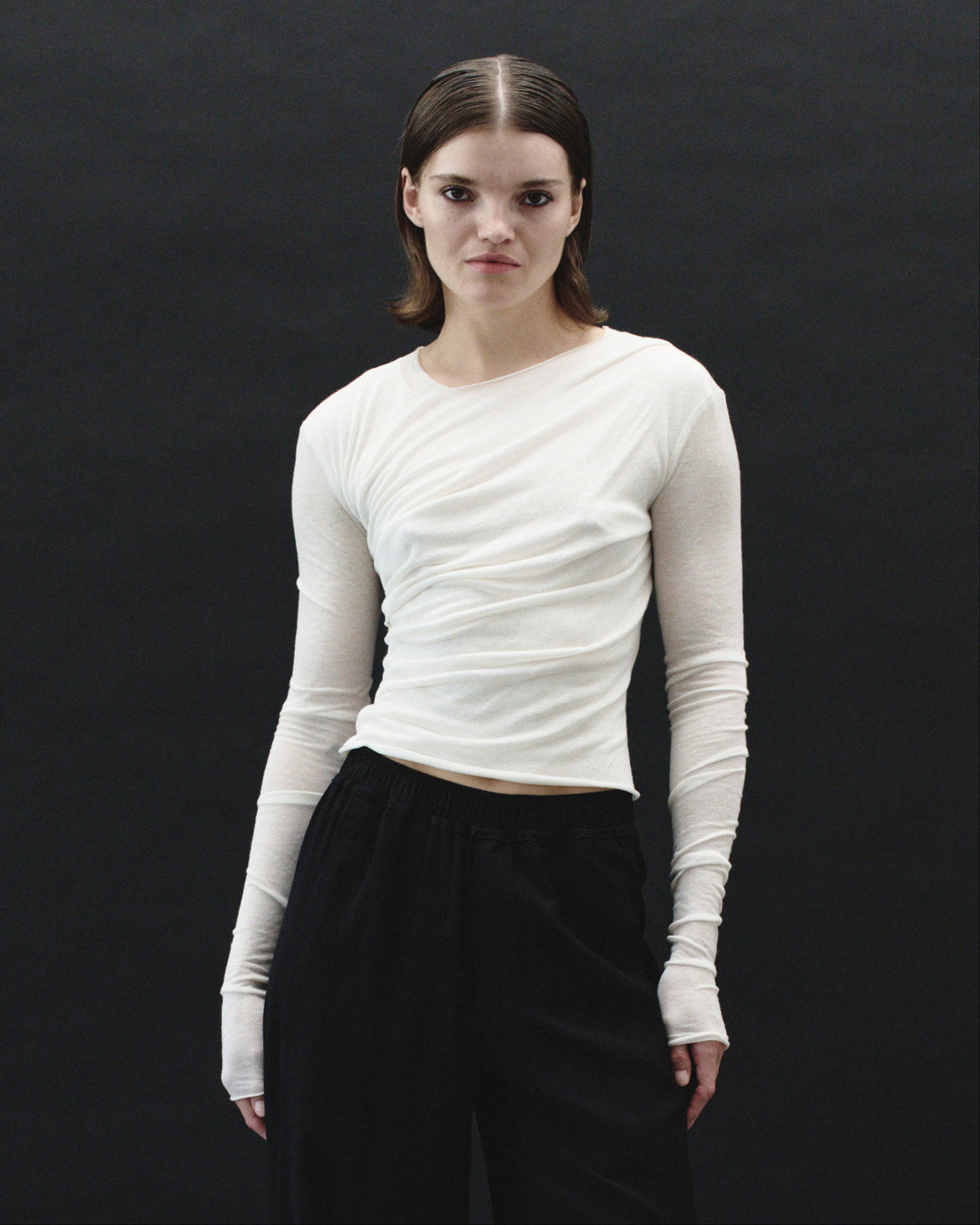 DRAPED LONGSLEEVE