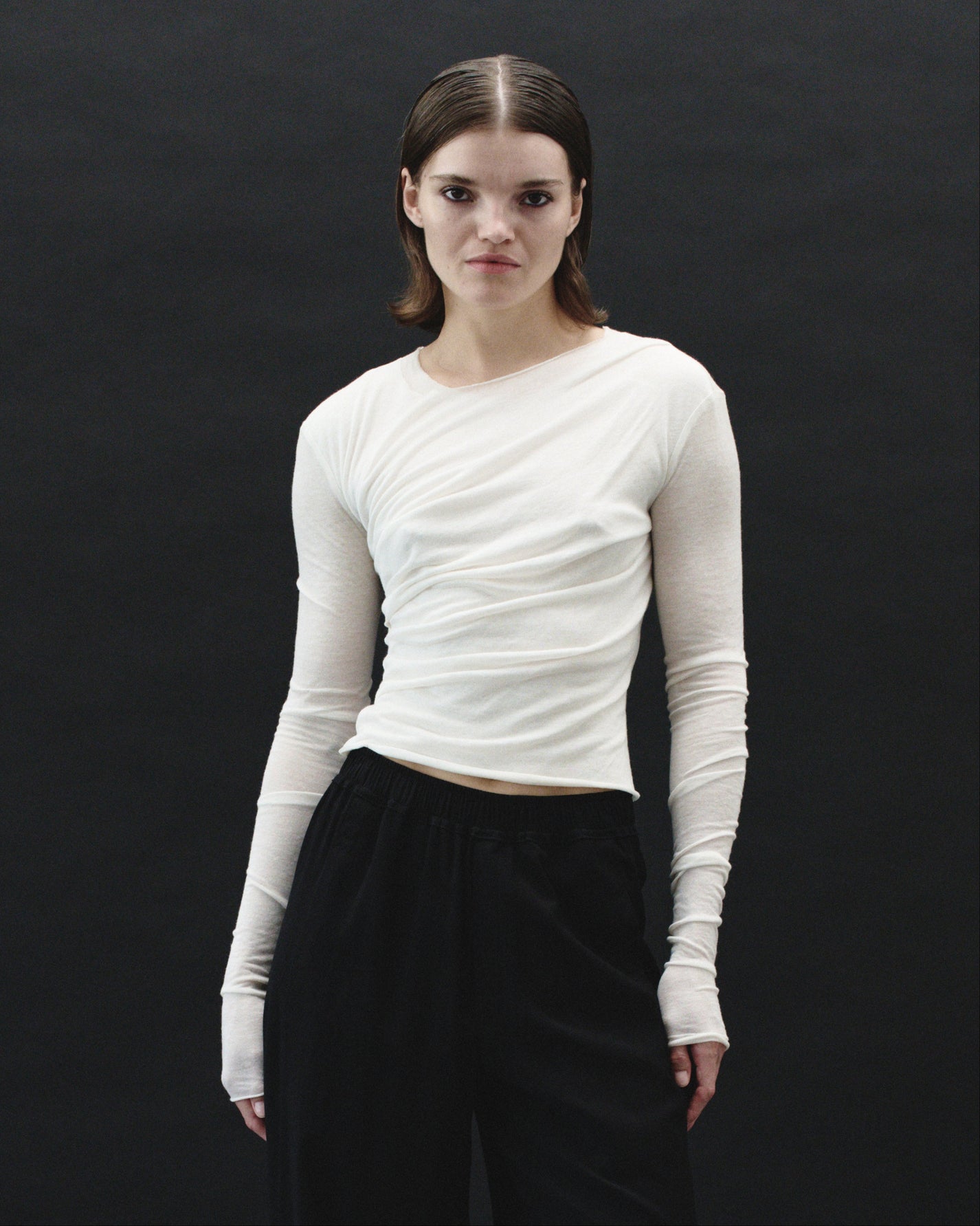 DRAPED LONGSLEEVE