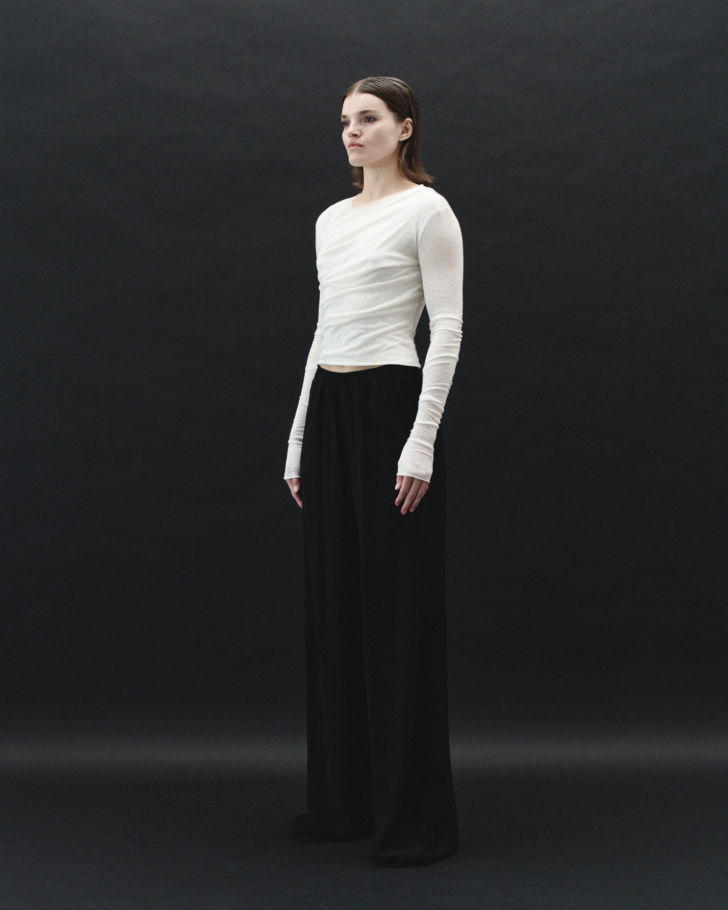 DRAPED LONGSLEEVE