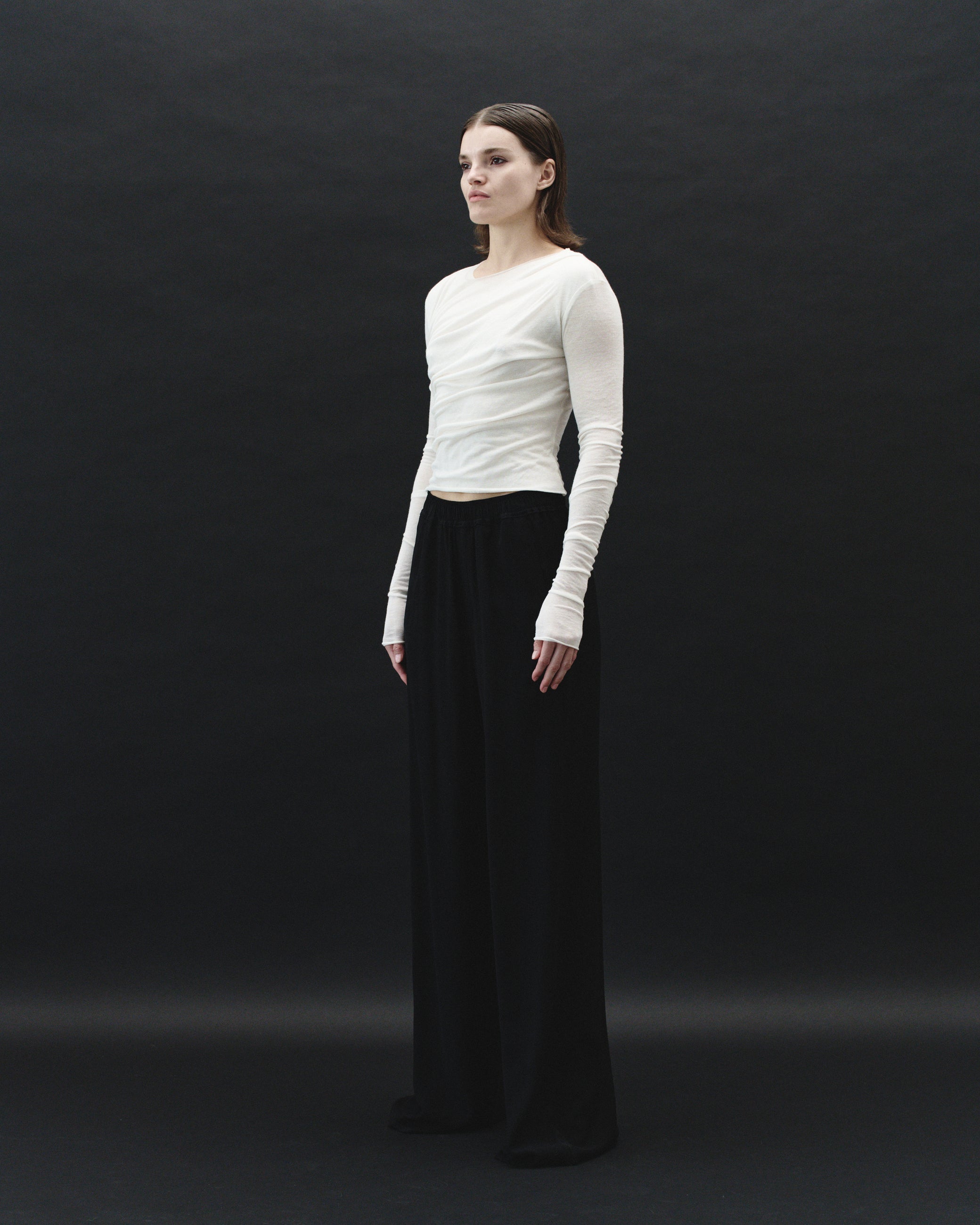 DRAPED LONGSLEEVE