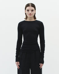 DAILY LONGSLEEVE IN DUST BLACK