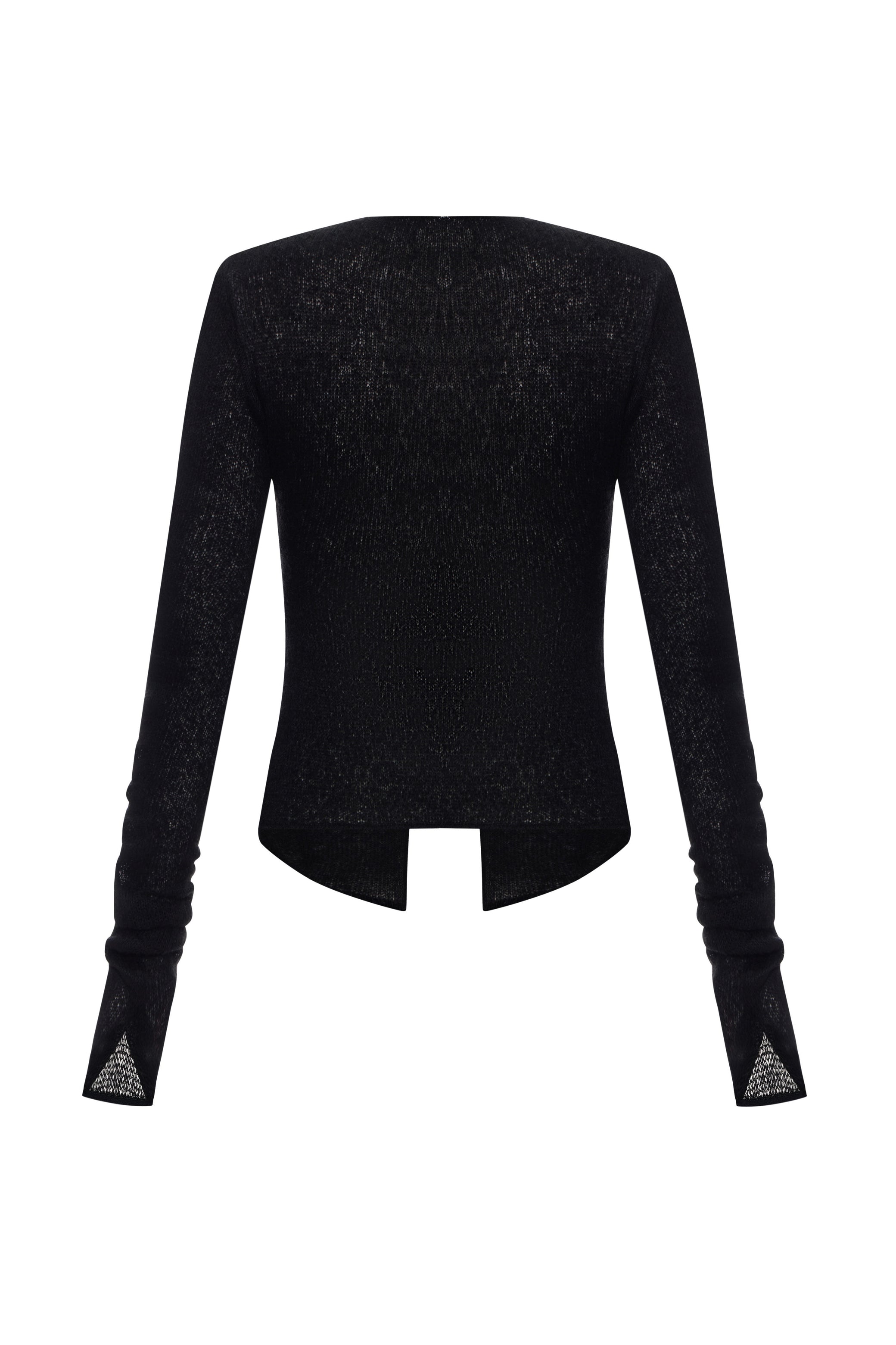 BUTTONED TOP IN BLACK