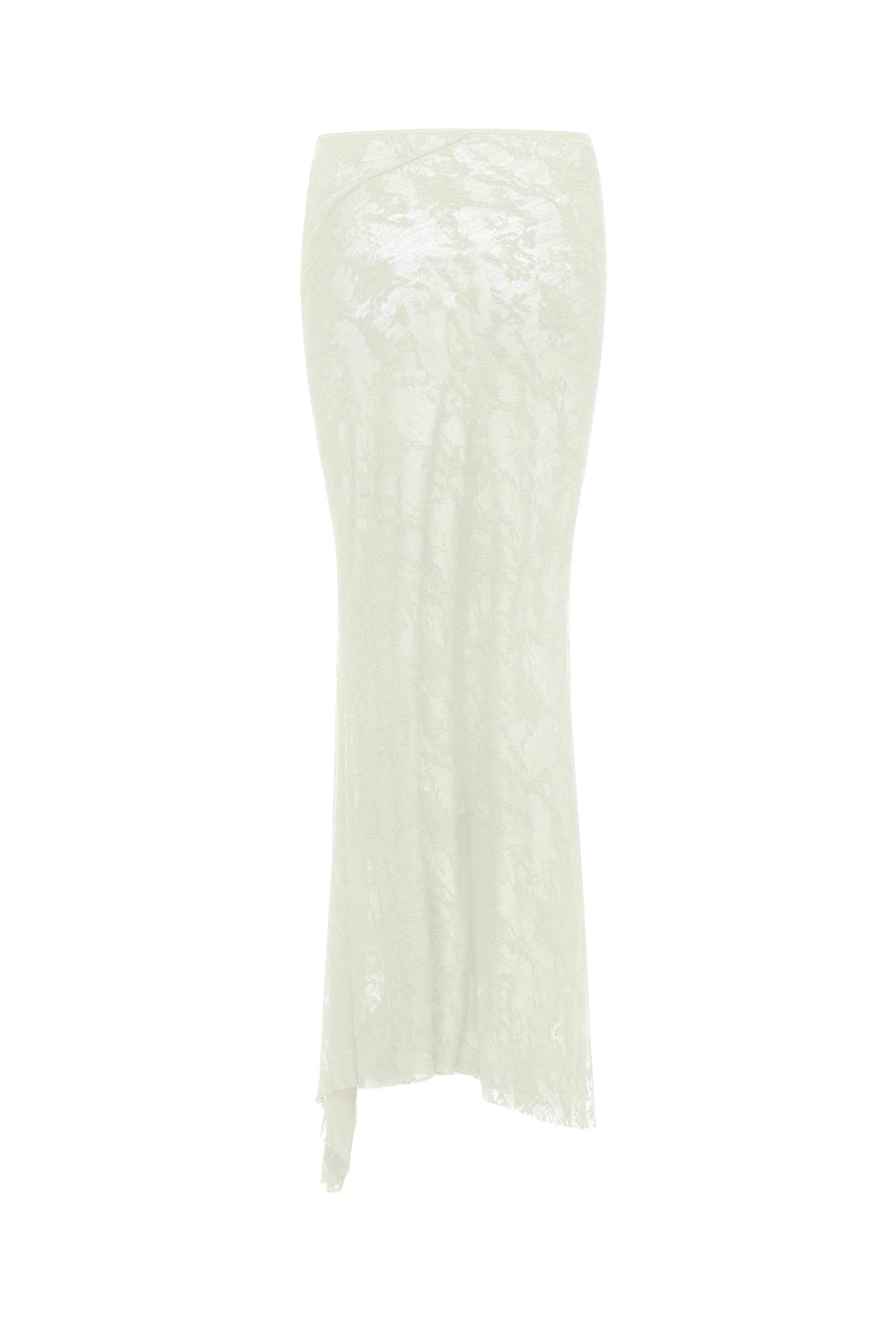 FISHTAIL SKIRT IN IVORY