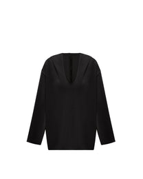 RELAXED-FIT HOODIE IN BLACK