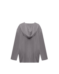 RELAXED-FIT HOODIE IN AMETHYST