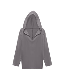 RELAXED-FIT HOODIE IN AMETHYST