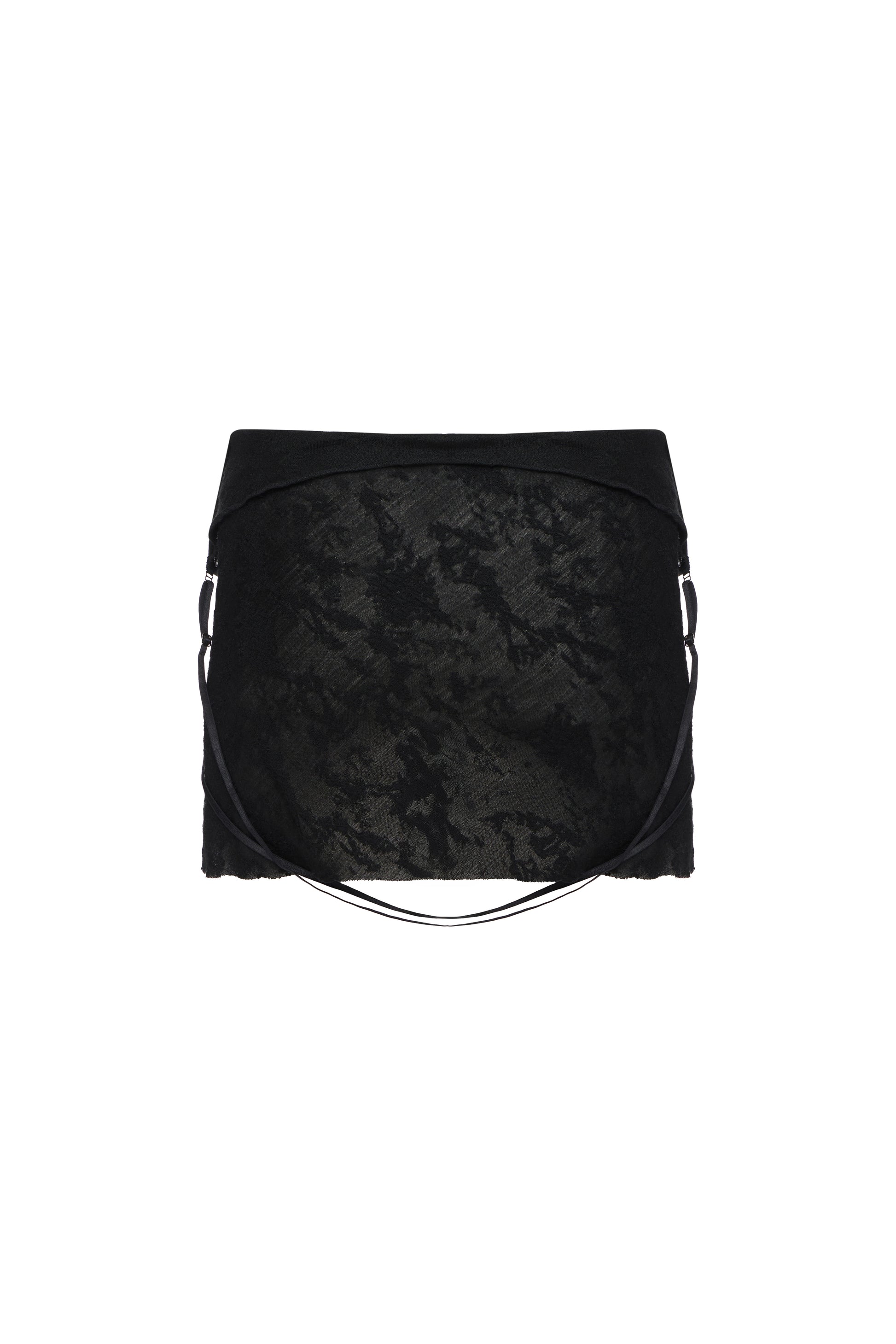 CUT-OUT MINI DRESS IN BLACK