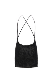 CUT-OUT MINI DRESS IN BLACK