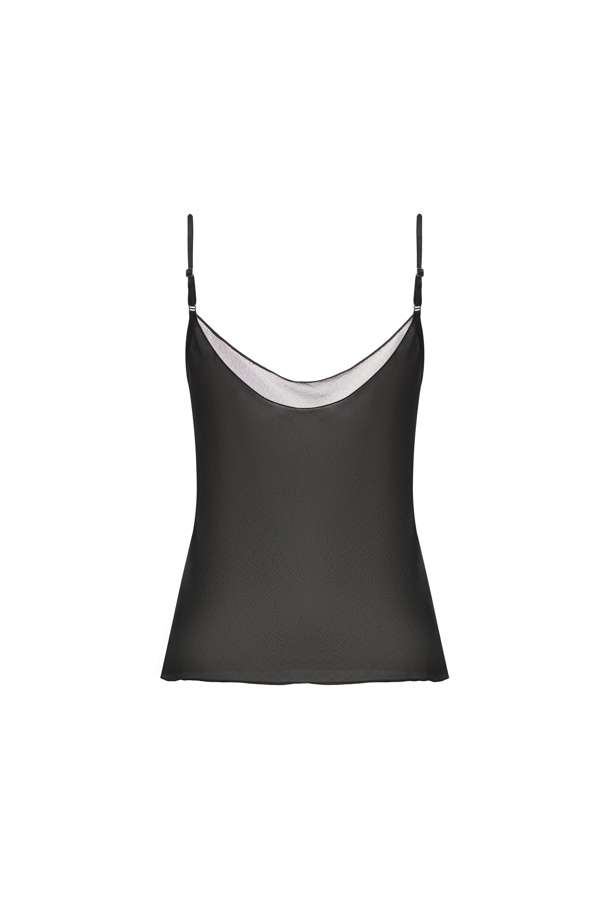 SHEER SILK TOP
