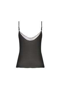 SHEER SILK TOP