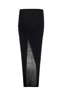 WOOL FLOOR-LENGTH SKIRT