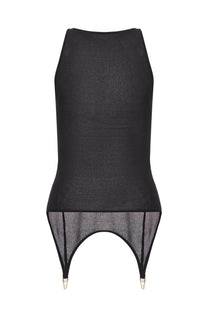 FASTEN ME TOP IN BLACK