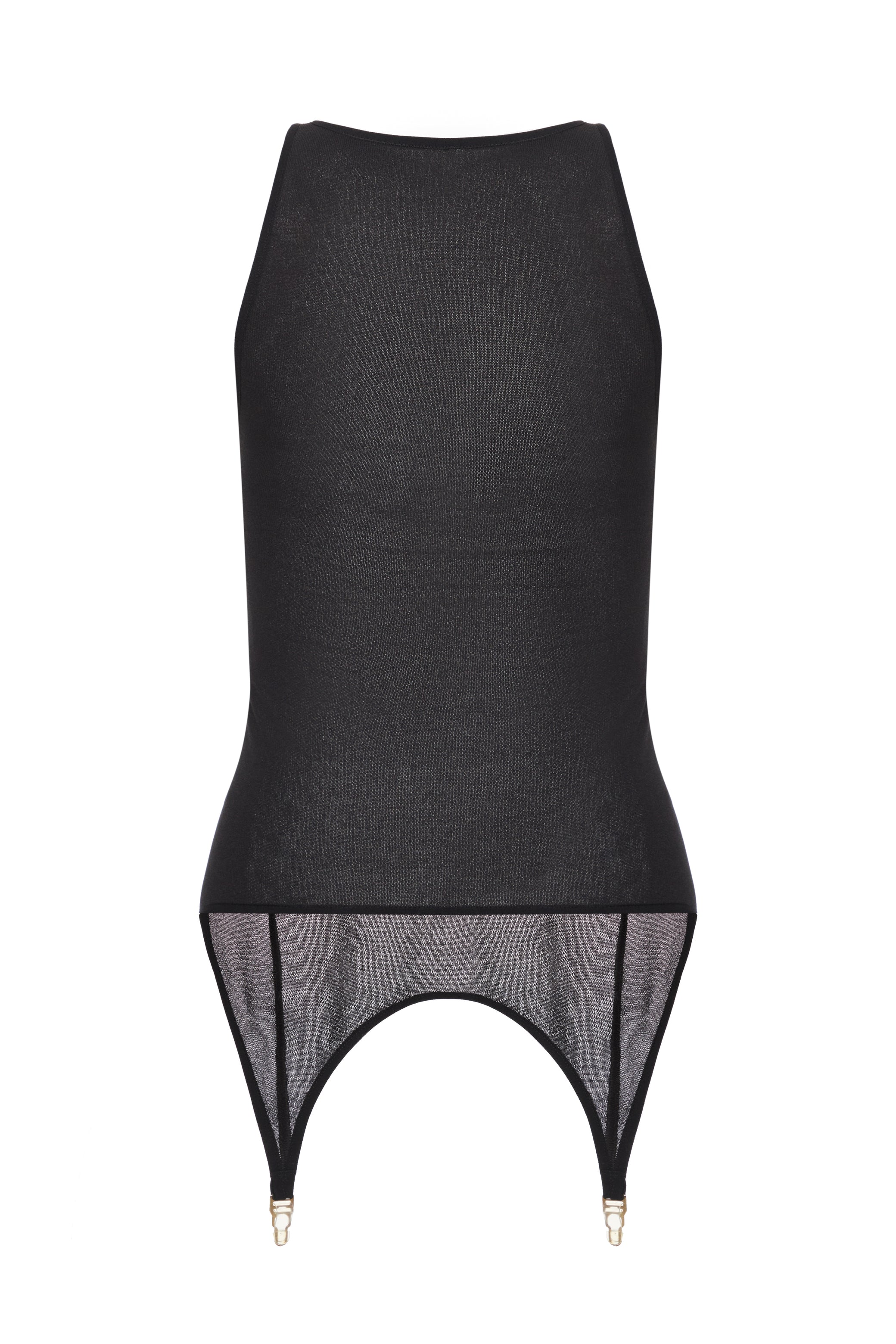 FASTEN ME TOP IN BLACK