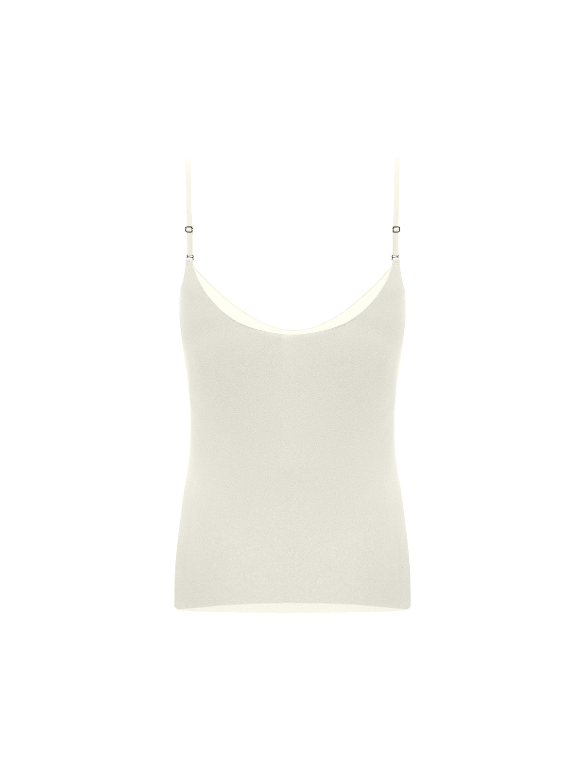 SILK CAMI TOP IN IVORY