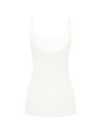 SHEER SILK MINI DRESS