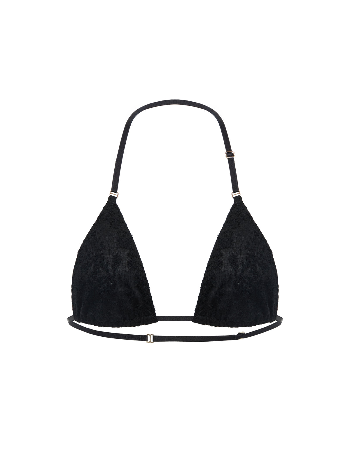 TRIANGLE BRA IN BLACK