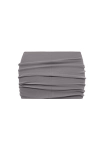 TWISTED MINI SKIRT IN AMETHYST